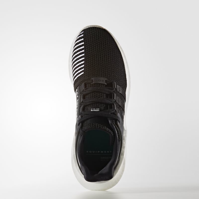 Adidas originals eqt support 93/17 trainers in black bz0585 online